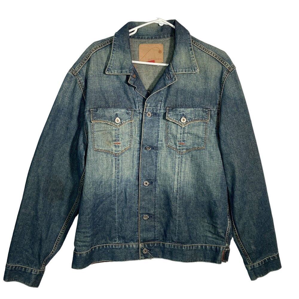 GUESS Denim Trucker Jean Jacket Men’s Sz Large Vintage